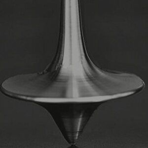 Kingzer Metal Spinning Top - Silver Finish